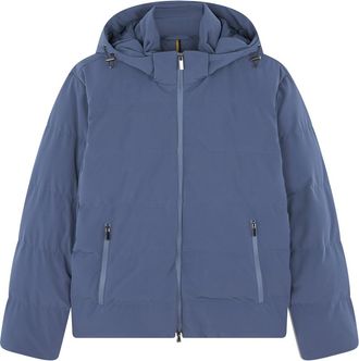 Paul & Shark Typhoon Re-4X4 Stretch quilted jacket, Man, Vintage Indigo, Size: XXL