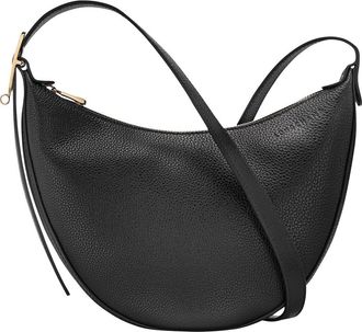 Longchamp Le Foulonne Small Leather Crossbody Bag in Black at Nordstrom