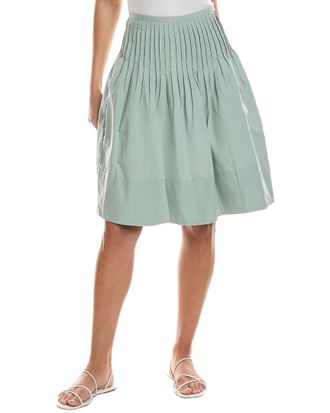 Free People Peyton Pintuck Midi Skirt