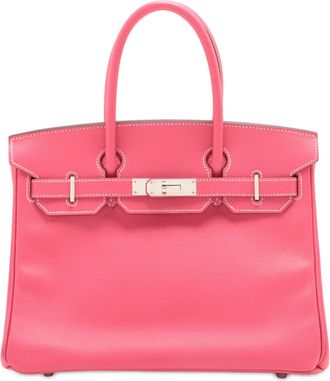Hermès Rose Tyrien Epsom Birkin Retourne 30