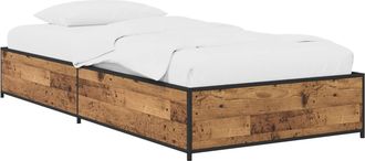 vidaXL Estructura De Cama Madera Envejecida 80 X 200 Cm Vidaxl