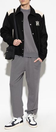 Eleventy Sweatpants With Stitching On The Legs, Mens, Grey