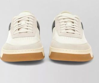 HUGO BOSS leather lace-up sneakers