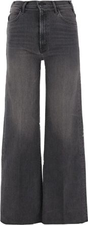 Mother Wide Fit Stretch Cotton Blend Jeans With Classic Five-Pocket Design