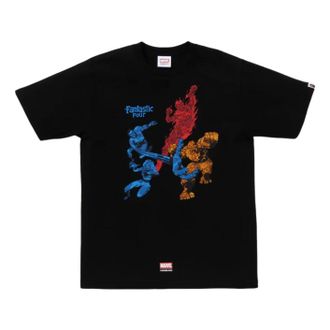 A Bathing Ape x Marvel The Fantastic 4 T-Shirt Black 1L73-110-906-BLK