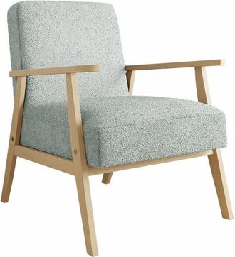 Mirjan24 Sill&oacute;n Clovis 100, Baloo 2086, 76x59x67cm, Tapiz, Patas: Madera, 0
