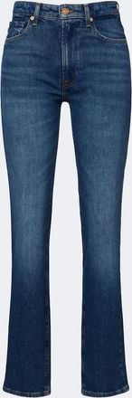 7 For All Mankind High-rise straight jeans