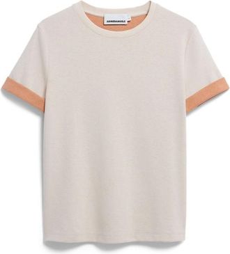Armedangels Un-Wasted T-Shirt f&uuml;r Damen | grau/beige
