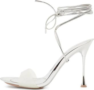 Gianvito Rossi Sandali in pelle metallizzata Pre-owned - Argento