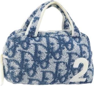 Dior Pre-owned Vintage Mini Handtas - Dames - Vintage Mini Tas - Blauw - ONE Size - Vintage