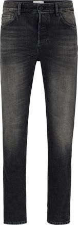 HUGO BOSS Mens Tapered Fit Five Pocket Jeans in Grey - Size 30W/32L