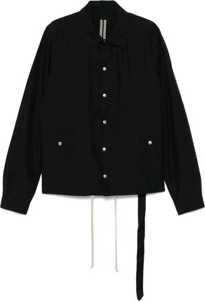 Rick Owens Giacca-camicia ripstop - Nero