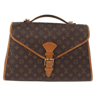 Louis Vuitton Beverly Monogram Canvas Brown Canvas Briefcase Bag (Pre-Owned)