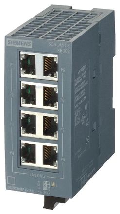 SIEMENS Scalance Xb008, Switch No Gestionado, 8x Rj45, 6gk50080ba101ab2