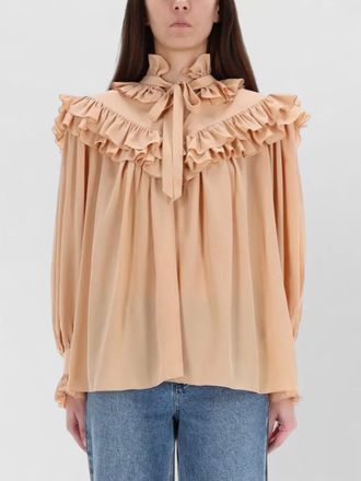 Chlo&eacute; silk oversized blouse