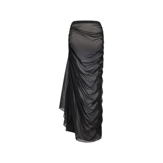 Giuseppe Di Morabito Maxi Skirts, female, Black, Size: XS Maxi Skirt