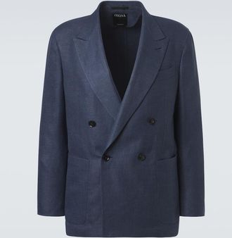 Ermenegildo Zegna Linen, wool and silk blazer