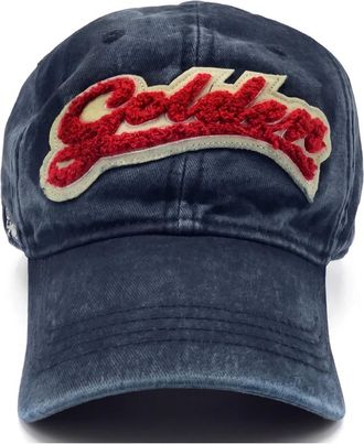 Golden Goose Gorra de b&eacute;isbol con logotipo bordado - Accessories - Mujer - Azul - ONE SIZE