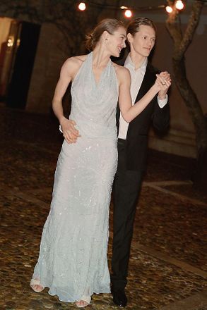 BHLDN Cowl Neck Beaded Top and Skirt Set