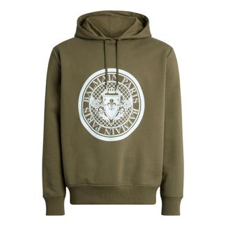 Balmain Hombre, Sudaderas, Verde, Talla: XL