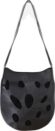 Niccol&ograve; Pasqualetti Leather Shoulder Bag With Suede Accents And Top Handle