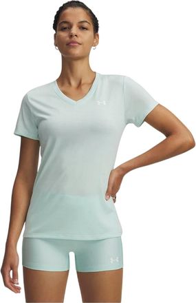 Under Armour T-shirt met gedraaide V-hals en losse pasvorm voor dames (Munt)