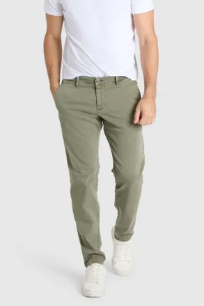 Mac Jeans Driver Chino Pants In Leaf Green