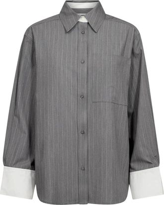 Co'Couture Overhemden, Dames, Grijs, M, Shirts