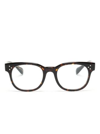 Oliver Peoples Occhiali tondi Afton - Marrone