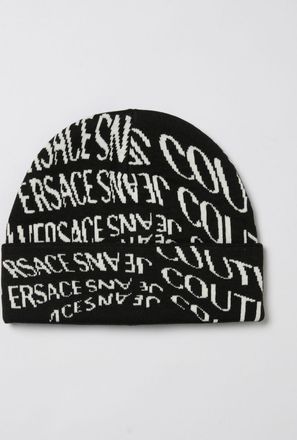 Versace Jeans Couture Cappello Versace Jeans Couture in lana con logo jacquard
