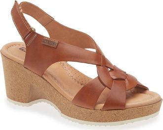 Pikolinos Arenales Wedge Slingback Sandal in Brandy at Nordstrom Rack, Size 9-9.5Us / 40Eu