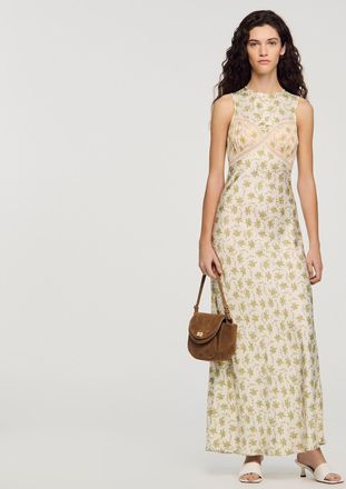 Sandro Flower print maxi dress