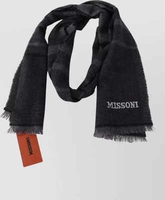 Missoni striped wool scarf