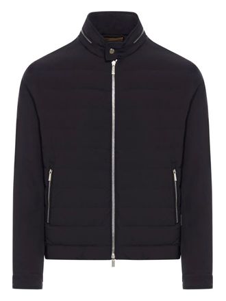 Moorer quilted bomber jacket - Blue