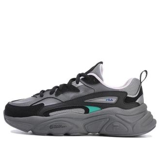 Fila (WMNS) FILA Mars 1S Breathable Retro Sneakers Grey Black F12W322109FFA