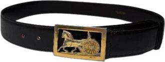 Celine Pre-owned Belts, female, Black, Size: ONE SIZE Pre-owned Vintage Belt
