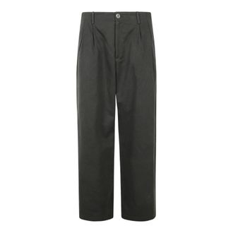 Our Legacy Wide Trousers, male, Gray, Size: L Bridge Chino