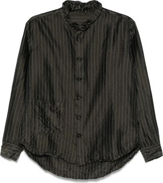 Ricorrrobe Camicia a righe - Verde