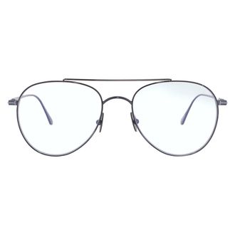 Tom Ford Blue Light Block Pilot Mens Eyeglasses FT6040-B 008 53