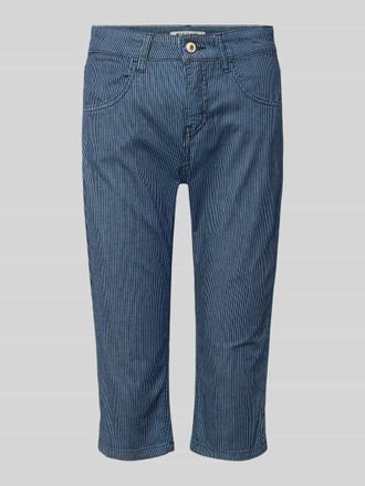 M.A.C Caprihose im Allover-Look Modell Summer Clean in Blau, Gr&ouml;&szlig;e 34