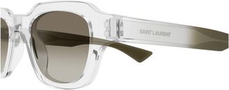 Saint Laurent Eyewear Sl 791004-crystal-crystal-green