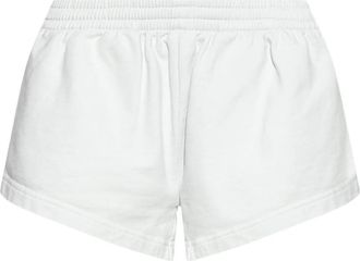 Balenciaga Katoenen shorts - Dames - Bermuda - Blauw - M - Katoen - Korte Broeken