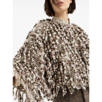 Brunello Cucinelli Mohair-Blend Knit Cardigan - Brown