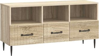 vidaXL Mueble De Tv Con Caj&oacute;n Roble Sonoma 102 X 34,5 X 50 Cm Vidaxl