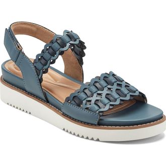 Easy Spirit Warna Sandal in Medium Blue at Nordstrom, Size 10.5