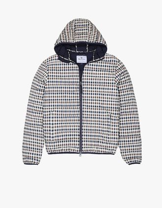 Aquascutum Mens Aquascutum Hooded 100gsm Padded Jacket - Multi - Size: 44/Regular