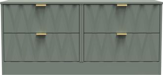 Welcome Furniture Ottawa Ready Assembled 4 Drawer Bed Box in Reed Green - Welcome Furniture | TJ Hughes