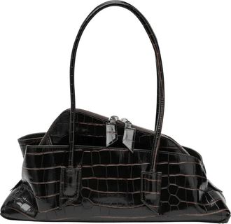 The Attico Dames, Tassen, Bruin, Maat: ONE Size Leer