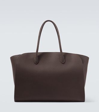 The Row Marlo 17 leather tote bag