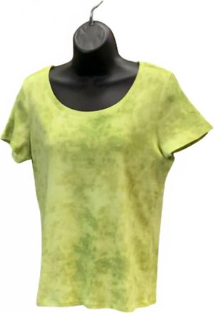 Habitat Womens Tie Die Tee In Leaf